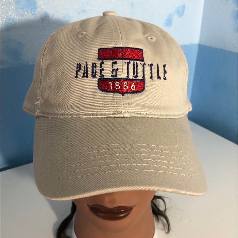 Page & Tuttle Tan Golf Cap Hat